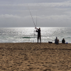 Sea angling in Southbourne, Dorset