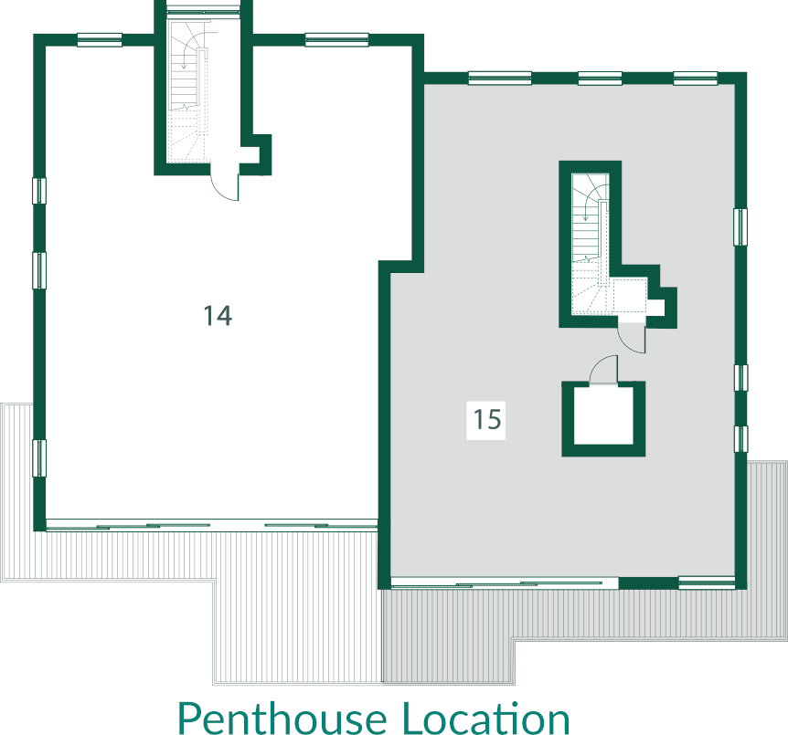 Echo Beach - Penthouse 15 location