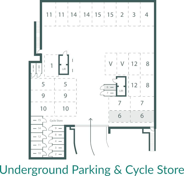 Echo Beach Parking & Cycle Store