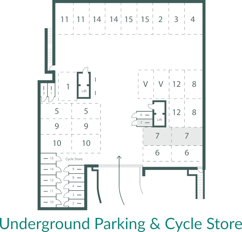 Echo Beach Parking & Cycle Store