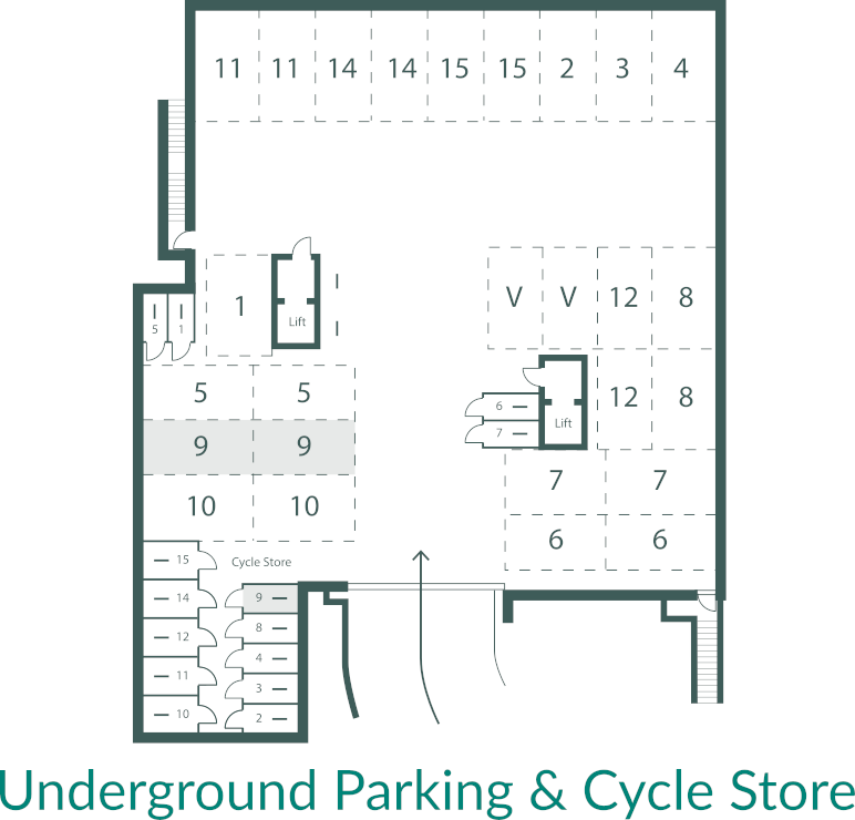 Echo Beach Parking & Cycle Store