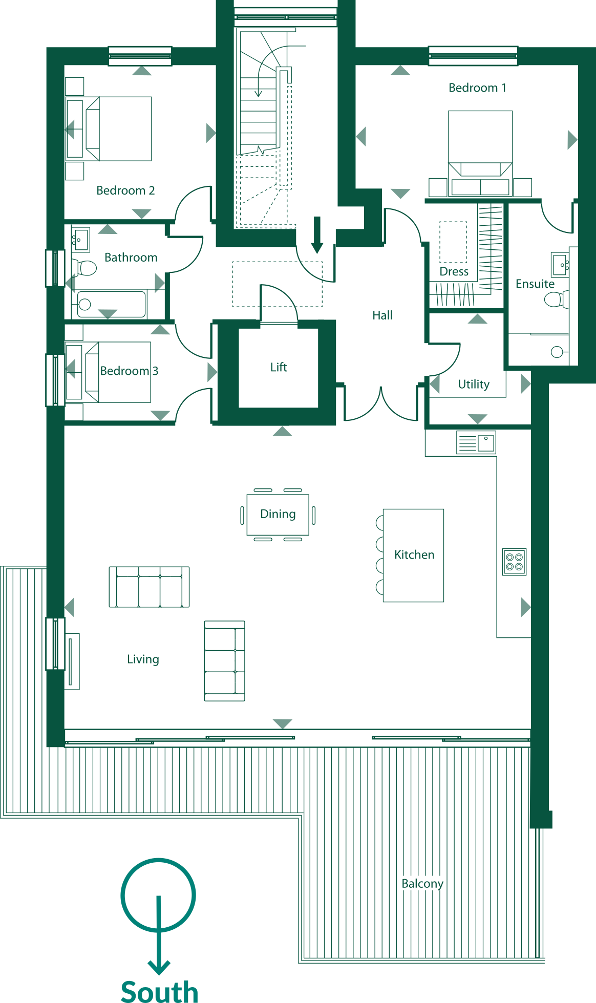 Echo Beach - Penthouse 14 floor plan