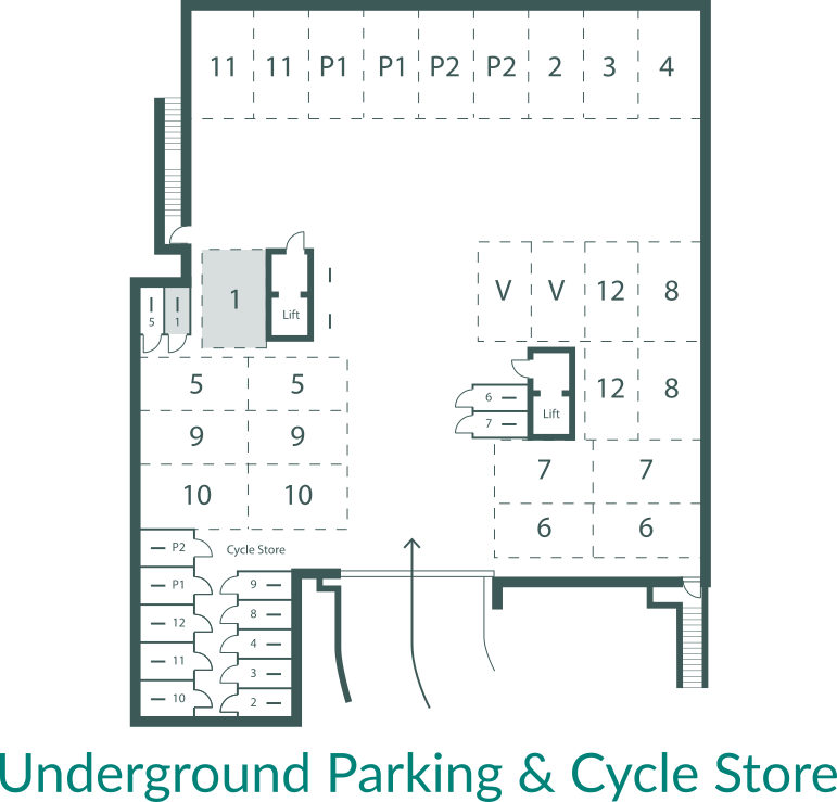 Echo Beach Parking & Cycle Store