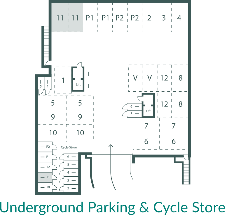 Echo Beach Parking & Cycle Store