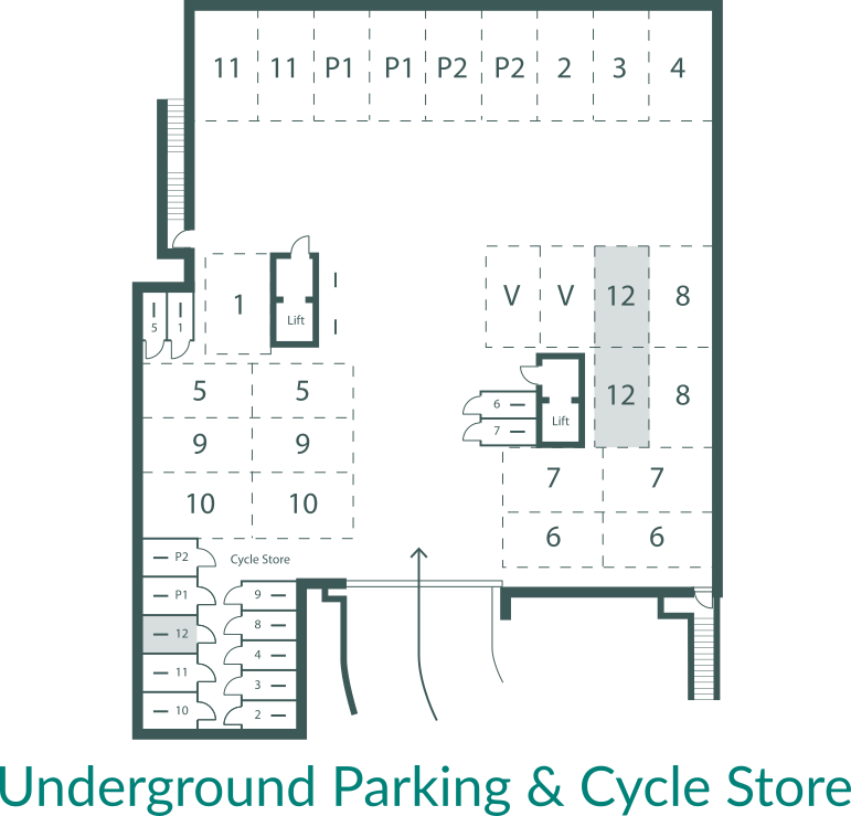 Echo Beach Parking & Cycle Store