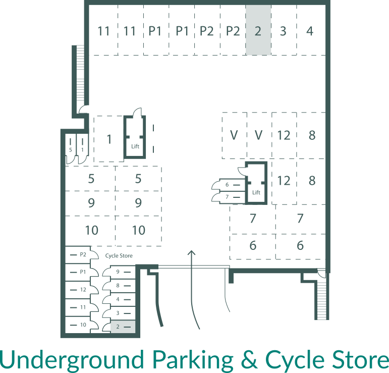 Echo Beach Parking & Cycle Store