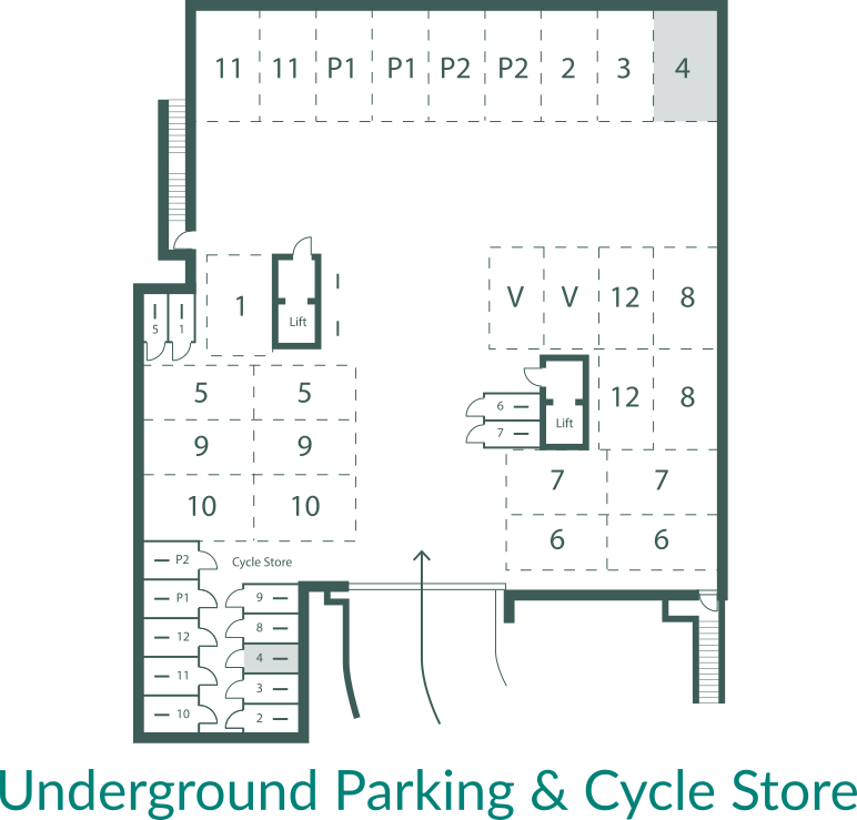 Echo Beach Parking & Cycle Store