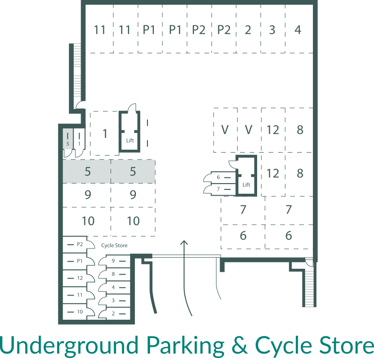 Echo Beach Parking & Cycle Store