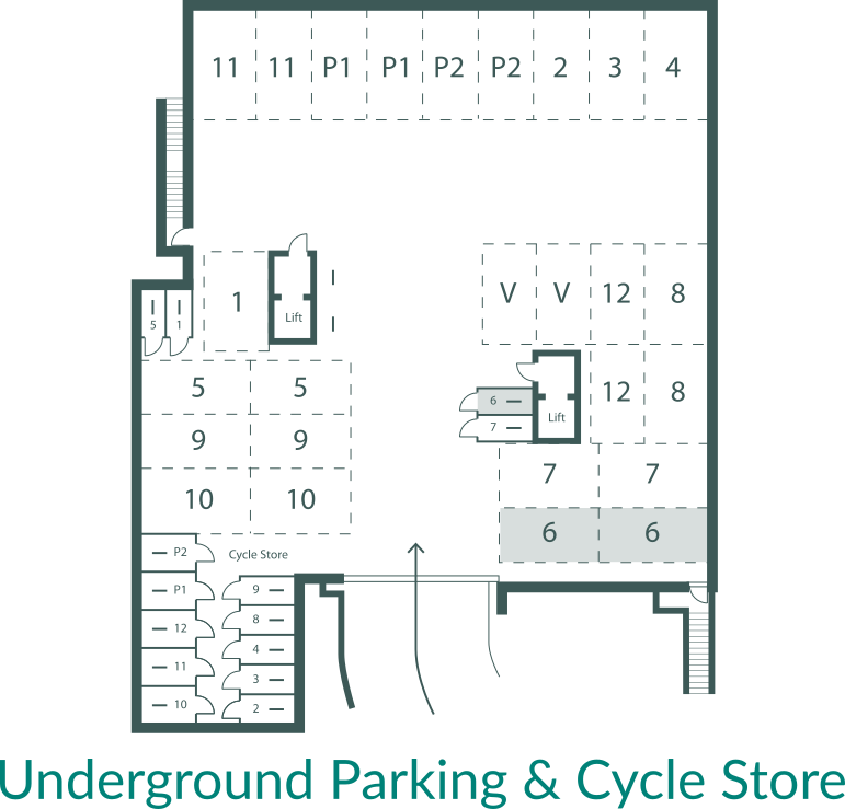 Echo Beach Parking & Cycle Store