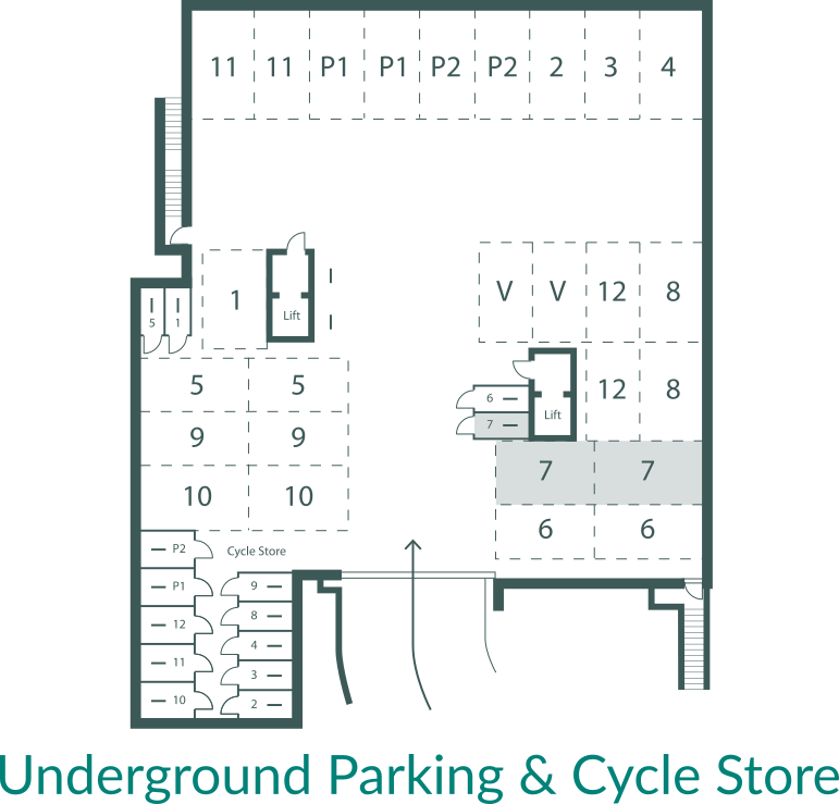 Echo Beach Parking & Cycle Store