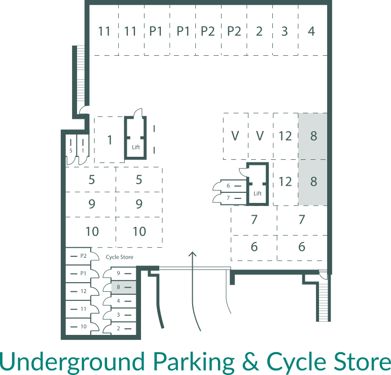 Echo Beach Parking & Cycle Store