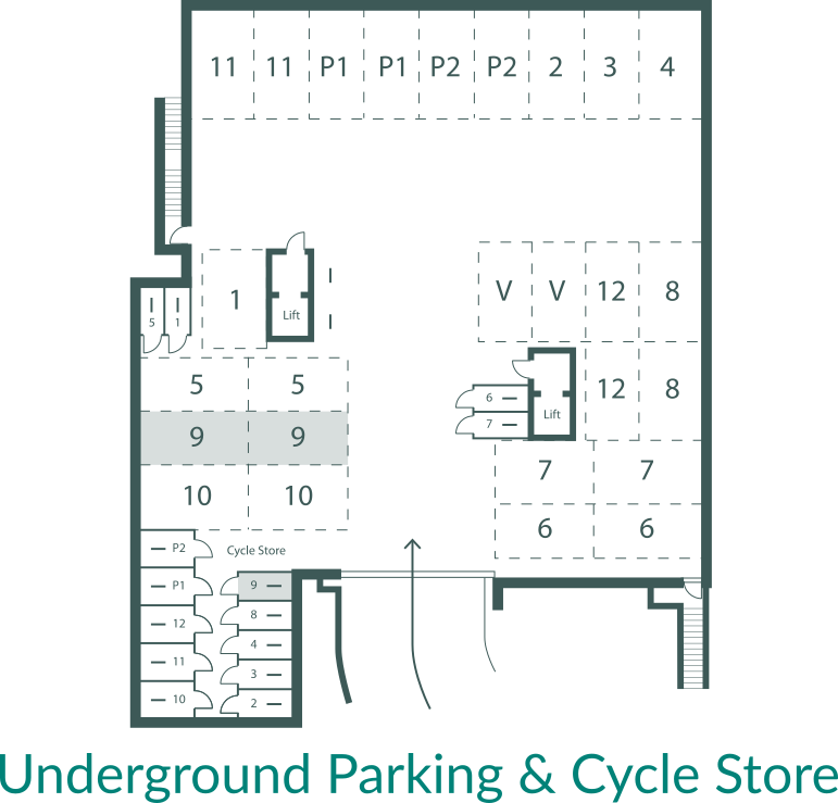 Echo Beach Parking & Cycle Store