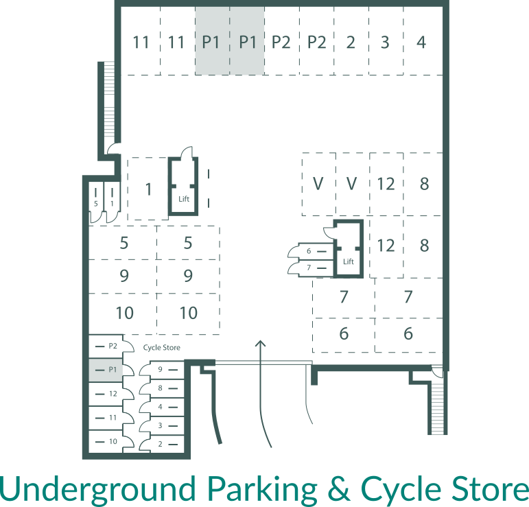 Echo Beach Parking & Cycle Store