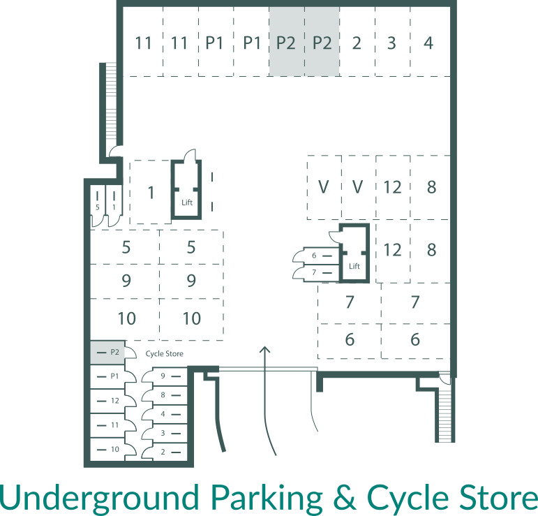 Echo Beach Parking & Cycle Store